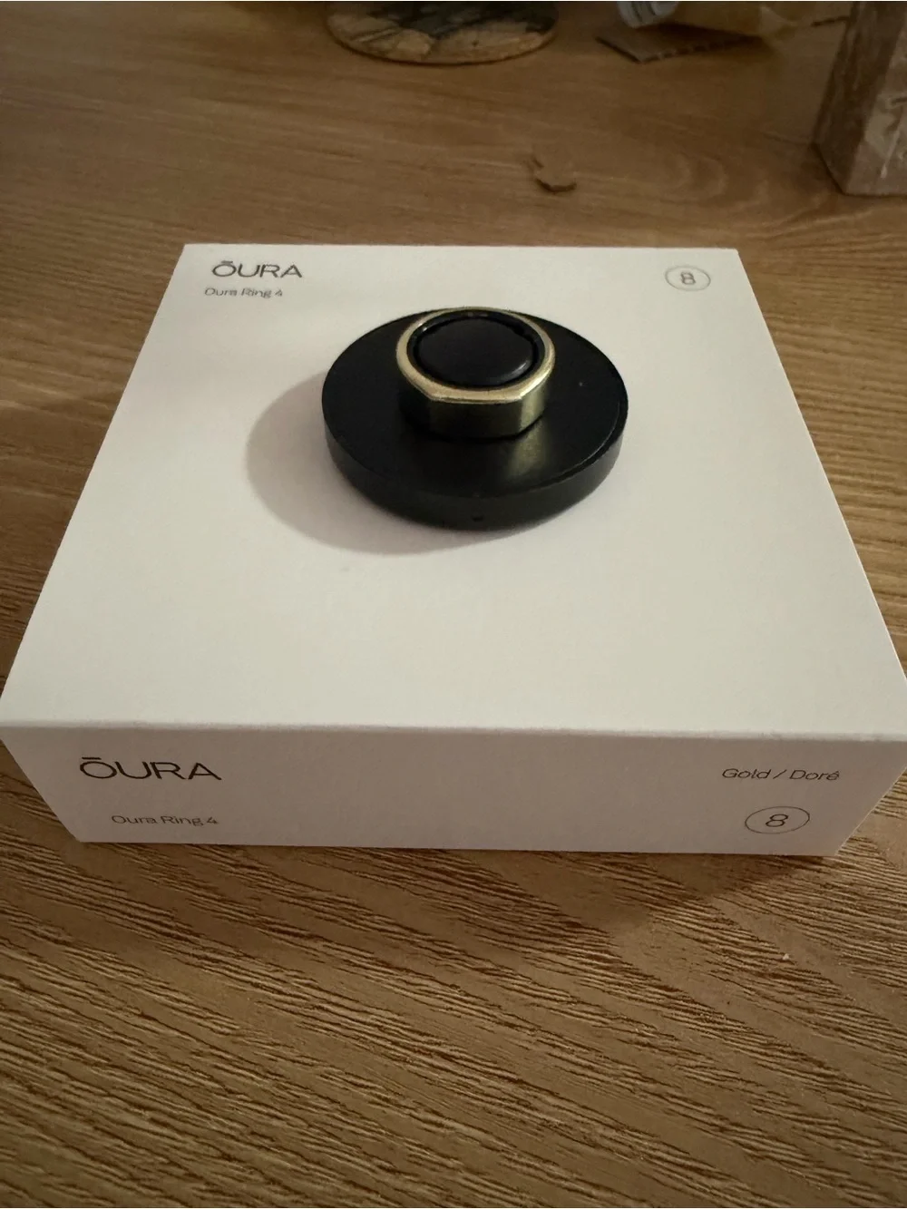 Oura Ring Smart Ring - Gold Gen 3 Size 8